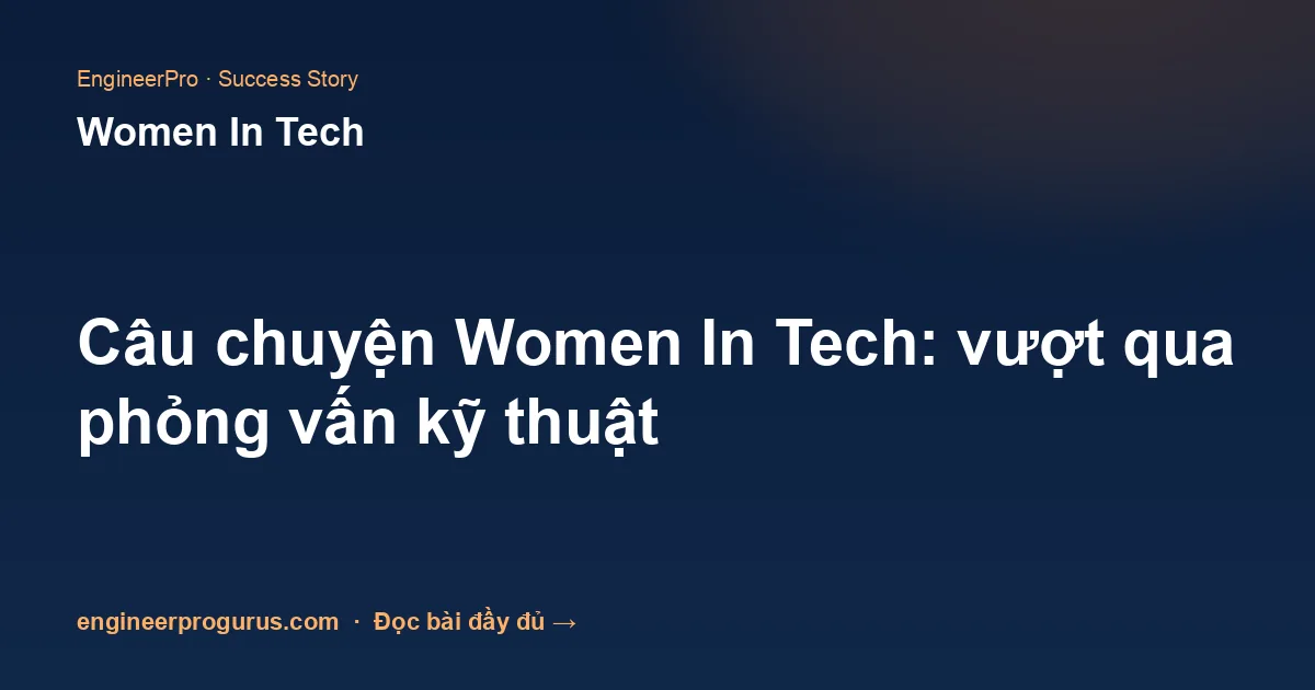 Women in Tech – Hành trình của những nữ kỹ sư công nghệ tại Engineer Pro