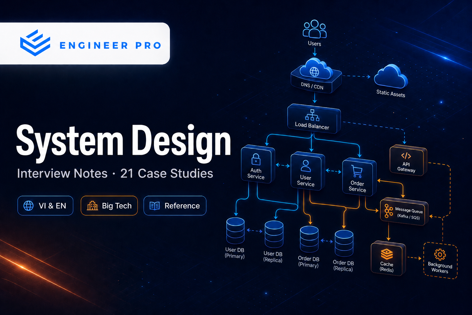 EngineerPro System Design Material — 21 case studies, VI & EN